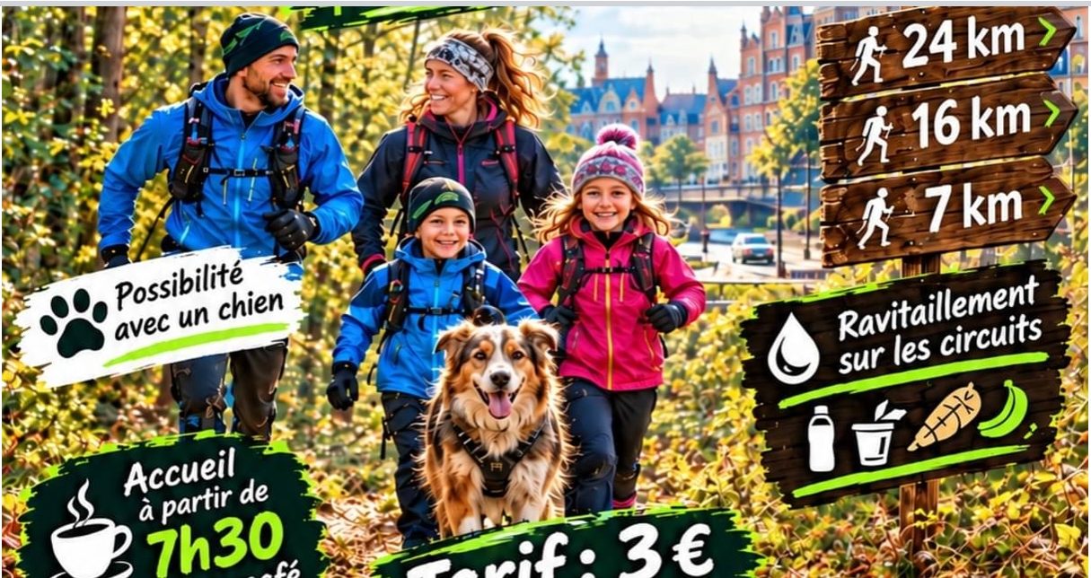 Affiche : Randonnée pédestre & Trail de l’Épiphanie